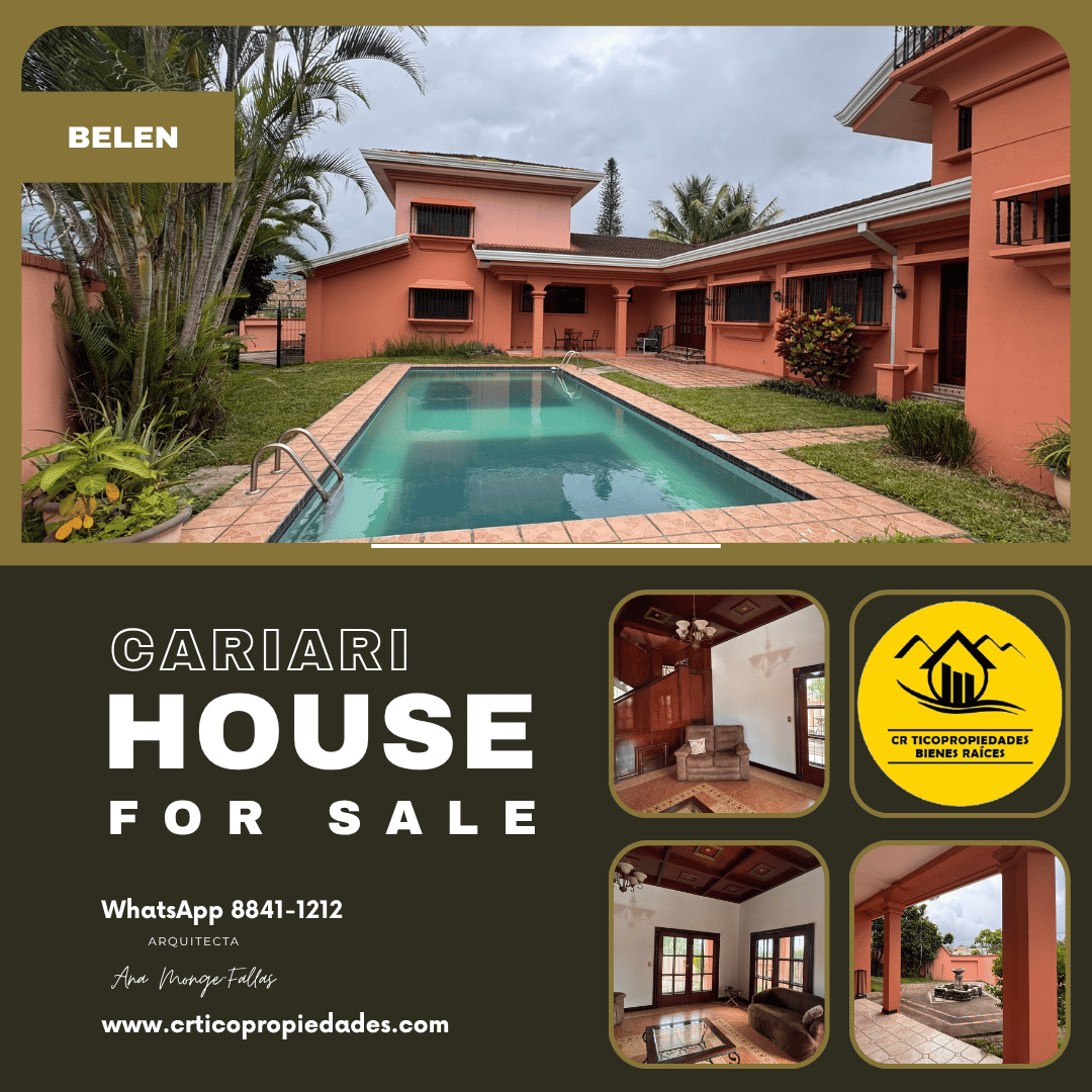 🏡 **Casa de Lujo en Venta con Piscina y Vista al Campo de Golf en Ciudad Cariari, Belén – Heredia**